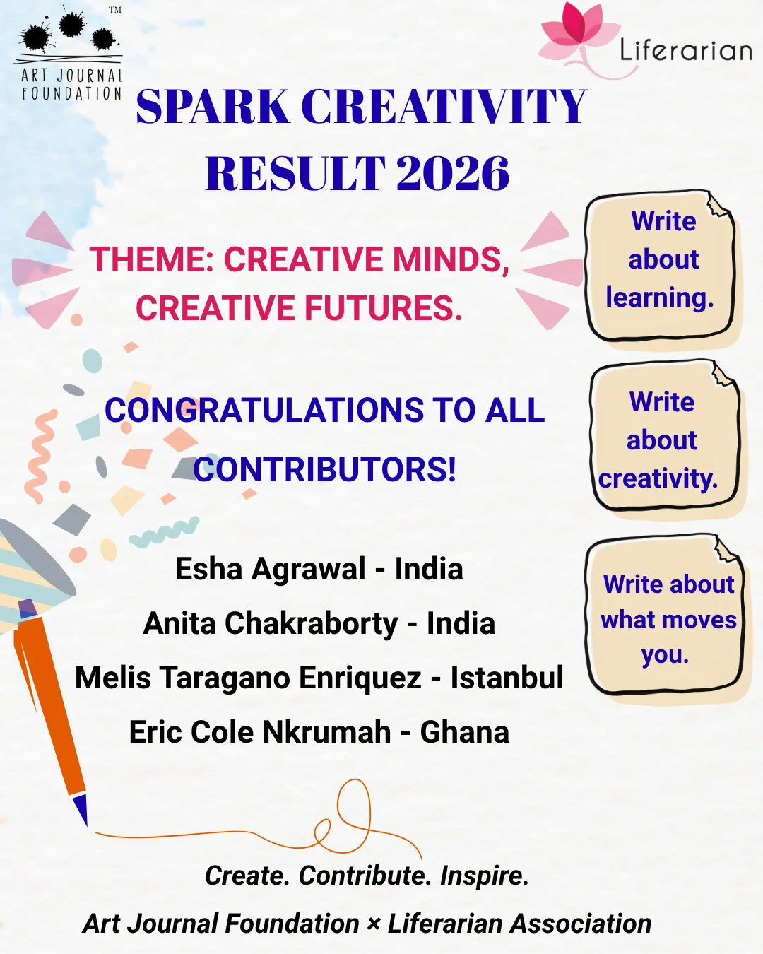Spark Creativity Result 2026